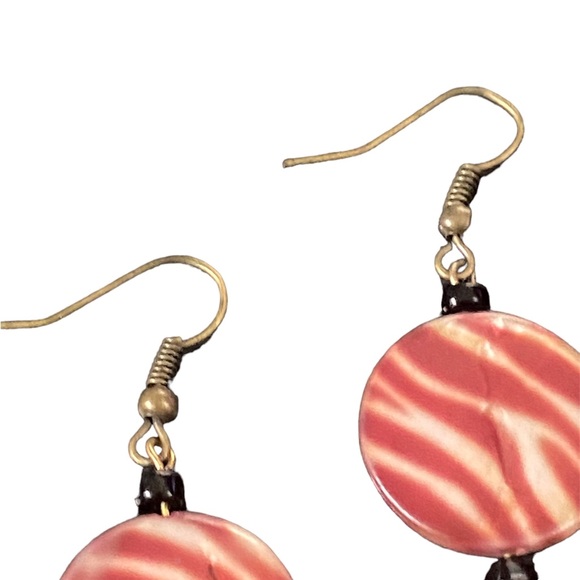 ๐Sale ๐2 for $10 just in for fall handmade red animal print owl earrings - Picture 4 of 4